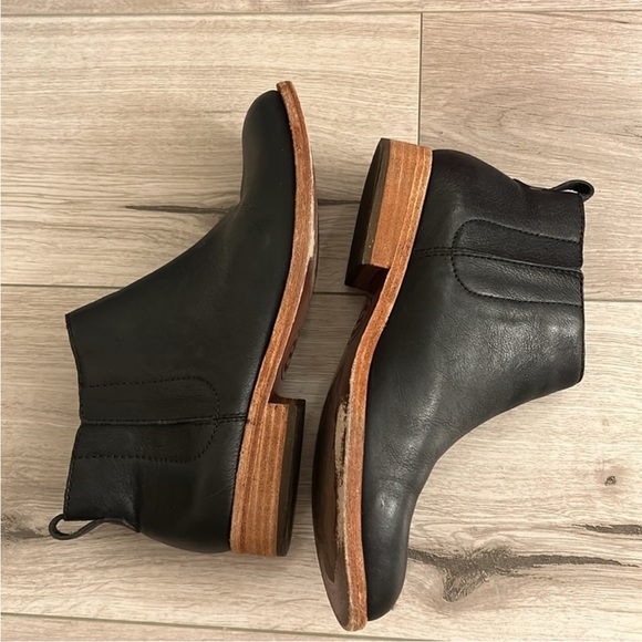 Kork-Ease Black Velma Leather Ankle Boots+Born Black Leather Ankle Boots Bundle - Picture 4 of 16